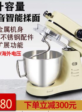 蛋打V小型L117搅拌机厨师机家用亿揉面机E智能B贝斯和面机0特电压