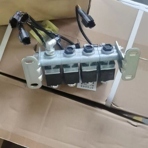 劲工80s轮式挖机配件 四联体电磁阀 制动平衡缸电磁阀