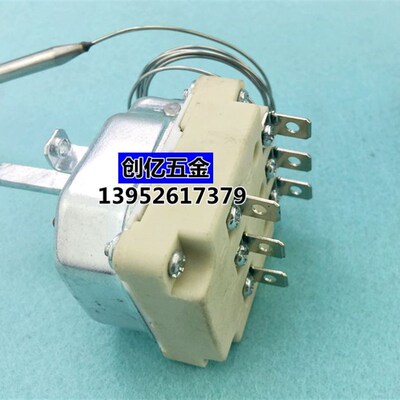 旋钮温控器 380V 30-110度 50-300度温度控制器 三相电温控开关