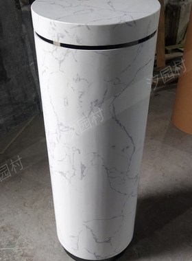 圆柱底座大理石雕塑台酒店样板房室内装饰K柱子摆件底座台高端定