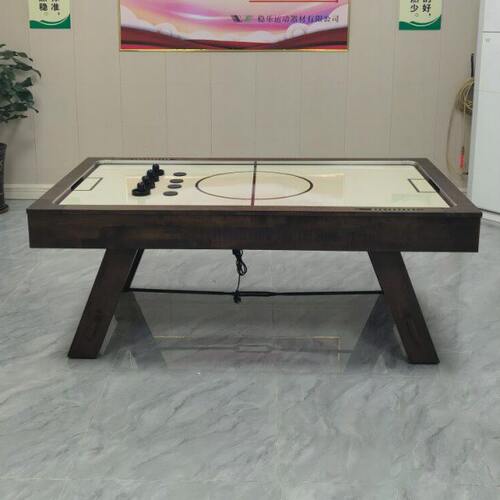 桌上冰球空气曲棍球桌气悬球台冰球机实木环保油漆防刮球场豪华型