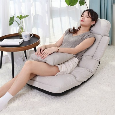 懒人折叠沙发电竞榻榻q米座椅扶手飘窗床上躺卧靠背坐垫喂奶椅子