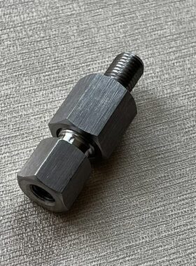 长x1M8 不锈钢内外丝接头x1螺纹M6x1-螺纹M8外丝M6mm内  42x1 总