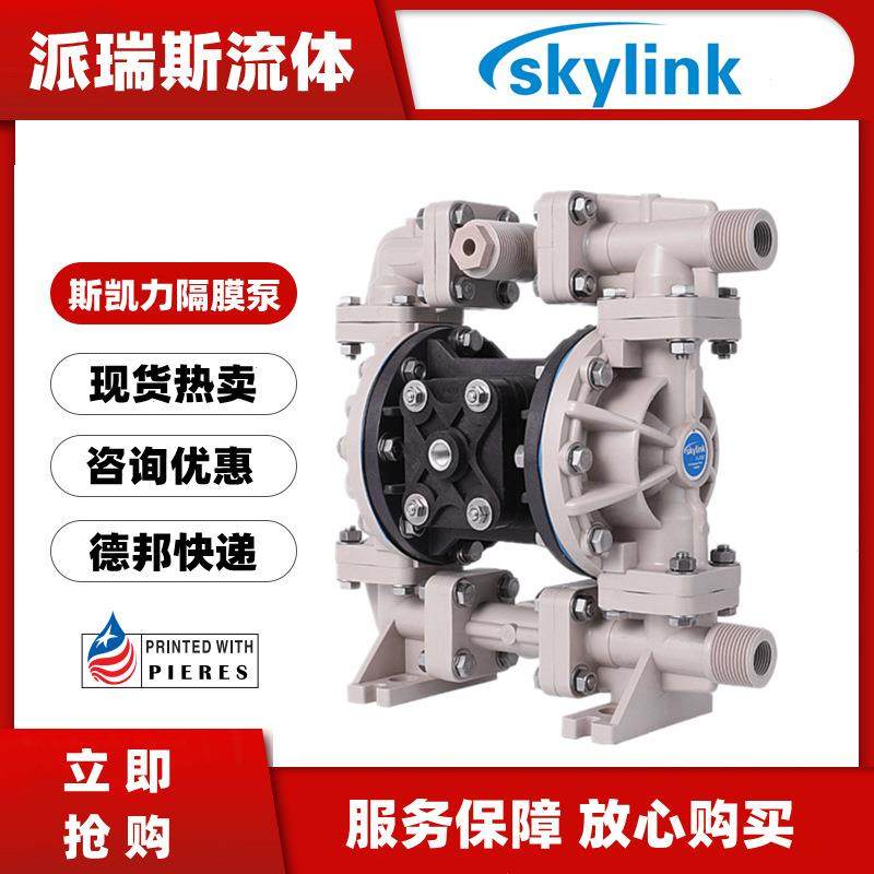 斯凯力气动隔膜泵PS15 KY-AT-T/S-KY-TT-00耐腐蚀塑料容积泵DN15