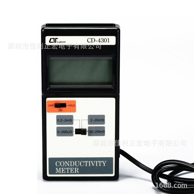 路昌LUTRON 专业型电导率计CD-4301便携式电导度仪