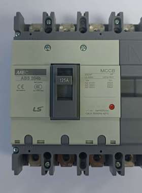 LS产电塑壳断路器ABS204B 125A 150A 175A 200A 四相断路器空开