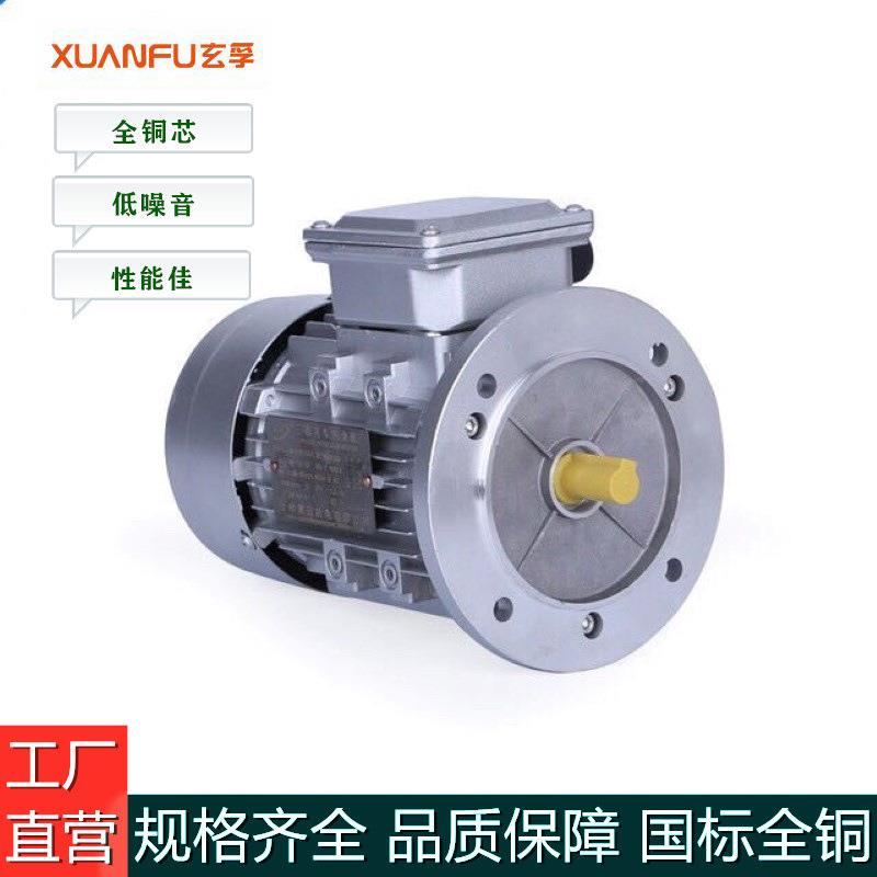 三相异步电动机低音全铜线交流电机立式卧式单相铝壳电机厂家