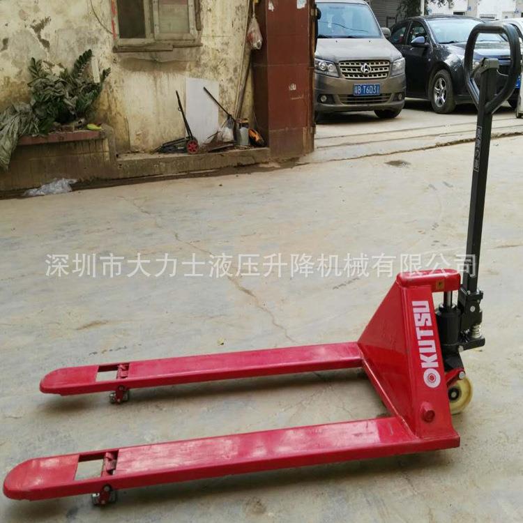 1/2吨超低型手动搬运车低放型手动叉车液压托盘叉车