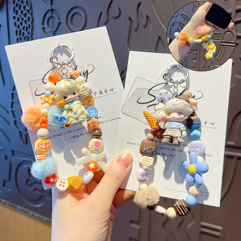 手工diy迪莫串珠手机链条挂件可爱包包公仔钥匙扣手机壳挂饰配件,节庆用品/礼品,钥匙扣,淘宝优惠券,粉丝福利购,淘宝优惠卷