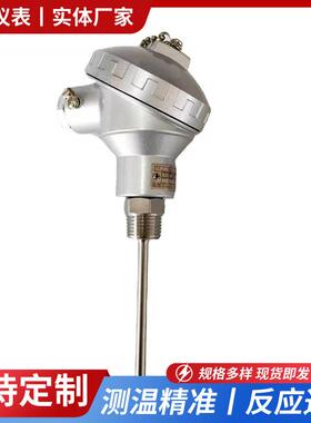 厂家供应WZPB-231/WZPK-236一体化热电阻管道温度探头4分牙4-20ma