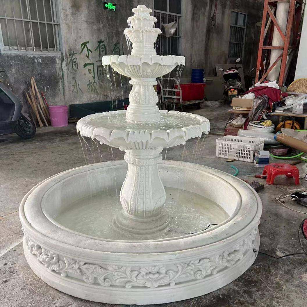 1.5x1.5m婚礼喷泉 树脂喷泉 防摔喷泉 欧式喷泉 wedding sping