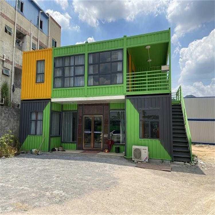 鞍山集装箱厂房酒店 集装箱创意园别墅 集装箱房车营地