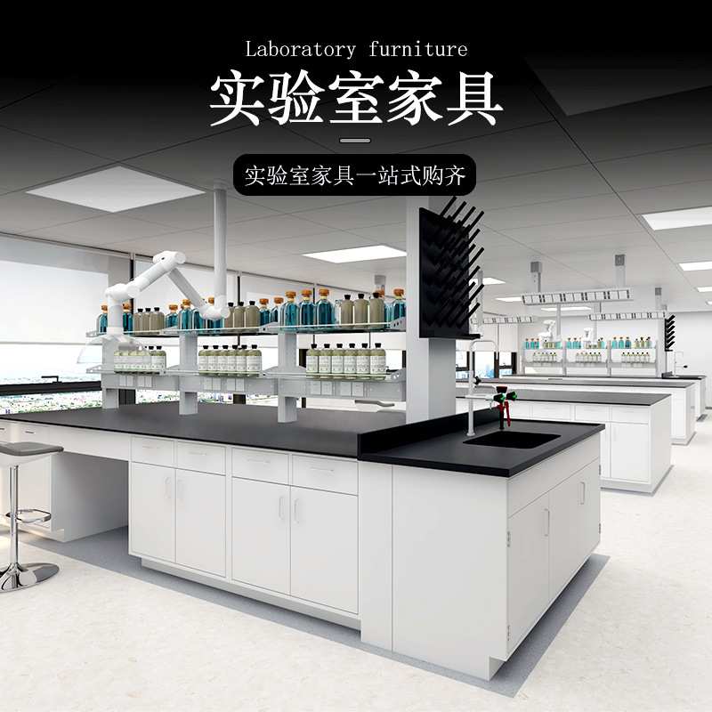 浙江厂家定制实验室工作台全钢实验台操作台化验室 中央边台图片