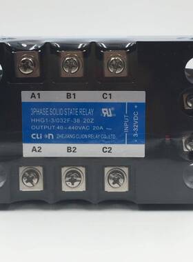 原装高品质clion欣大三相固态继电器HHG1-3/032F-38 20Z TSR-20DA