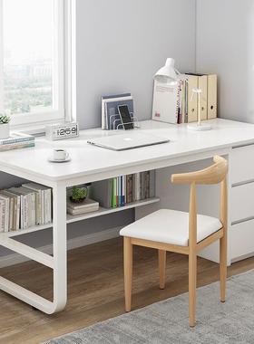 书桌电脑台式桌简约家用学生写字桌经济型卧室办公桌子出租屋租房