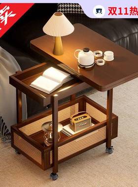 沙发边几可移动茶几小桌子客厅阳台边桌侧边柜家用卧室床头置物架