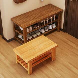 换鞋凳家用客厅长条凳子玄关入户门穿鞋凳多层置物架出租屋省空间