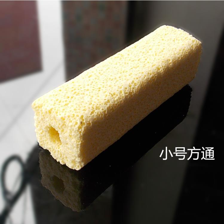黄色小号方形远红外细菌屋纳米细菌屋鱼缸过滤材料培菌棒培菌屋
