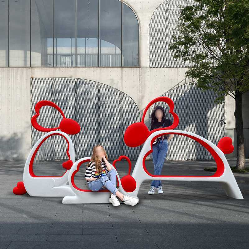 玻璃钢切面几何动物雕塑兔摆件公园林商场网红美陈新年云朵兔雕塑,模玩/动漫/周边/娃圈三坑/桌游,模型制作工具/辅料耗材,淘宝优惠券,粉丝福利购,淘宝优惠卷