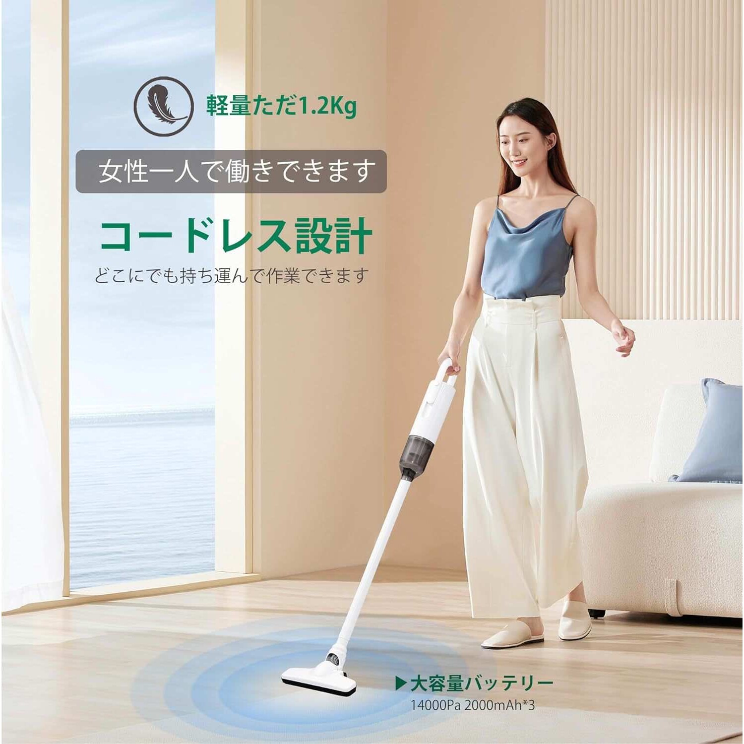 新款家用无线吸尘器USB充电多用途便携式吸尘器可车载无刷电机