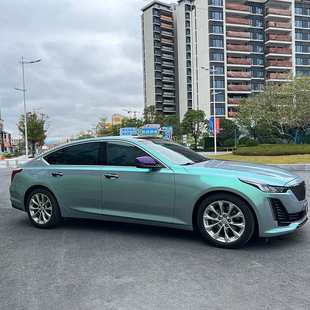 拓普卡TPU亮面车衣改色梦幻灰魅绿汽车膜防划自修复改色贴膜