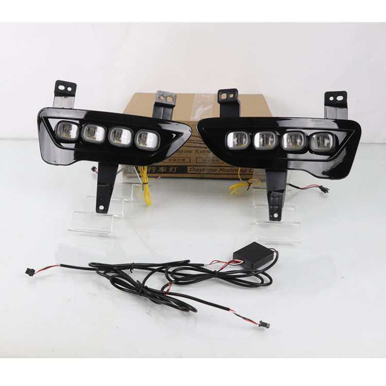 适用于2019-2020长城炮日行灯 前雾灯日间行车灯转向灯改装
