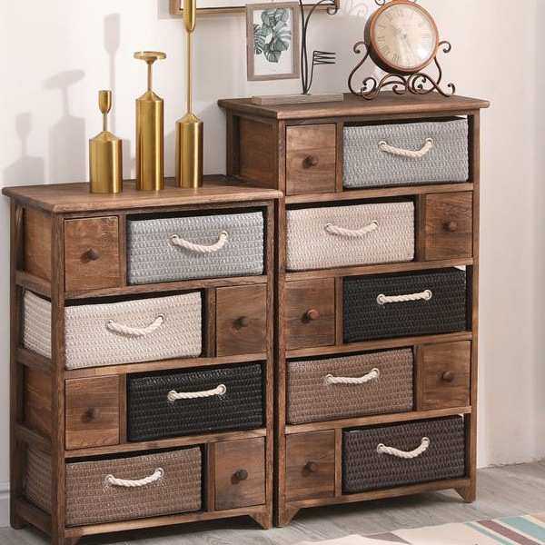 实木简易床头柜小型卧室抽屉式斗柜边角窄柜客厅藤编储物收纳gω,模玩/动漫/周边/娃圈三坑/桌游,模型制作工具/辅料耗材,淘宝优惠券,粉丝福利购,淘宝优惠卷