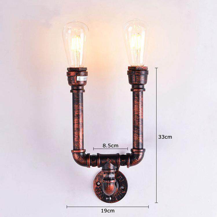 led壁灯北欧仿古客厅灯室内床头灯餐厅走廊过道灯酒店墙壁灯具