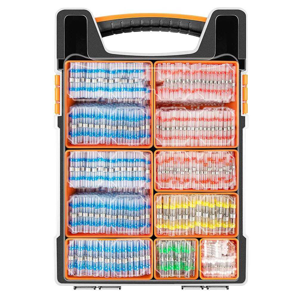 跨境 1000PCS盒装 26-10AWG焊锡环密封热缩接线端子防水连接器,模玩/动漫/周边/娃圈三坑/桌游,模型制作工具/辅料耗材,淘宝优惠券,粉丝福利购,淘宝优惠卷