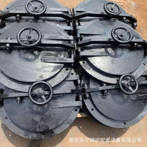 销售锅炉炉门 锅炉炉门现货铸铁炉门 工业锅炉炉门500检查门
