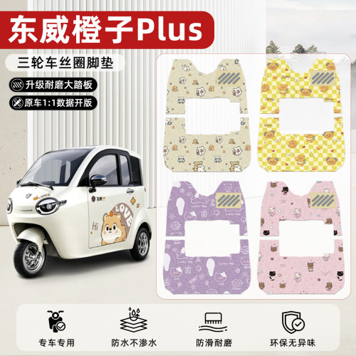 适用【东威橙子PLUS】丝圈脚垫