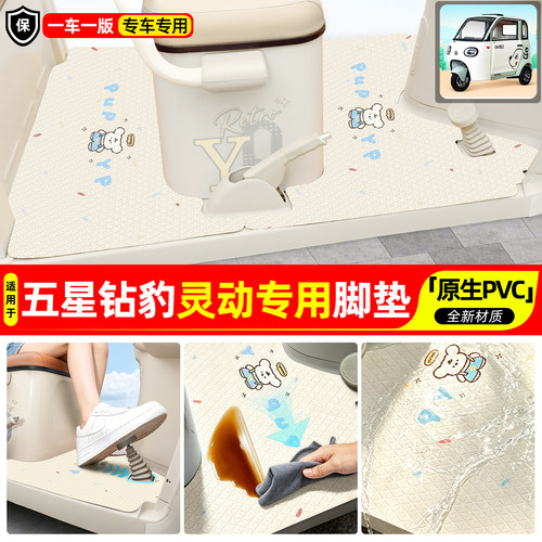 适用【五星钻豹灵动】专用脚垫