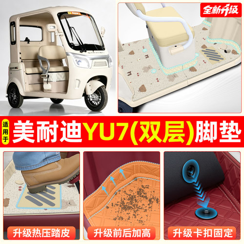 适用【美耐迪YU7】专用脚垫