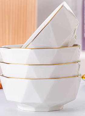 吃面碗家a用2023新款大碗汤碗678寸大号碗陶瓷轻奢海碗沙拉泡面碗