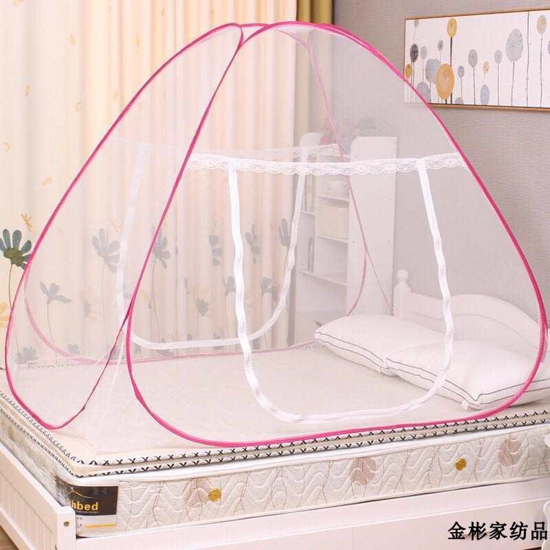 普通蚊帐 免安装蚊帐 宿舍下铺 u型三门 蒙古包R学生蚊帐 防摔家