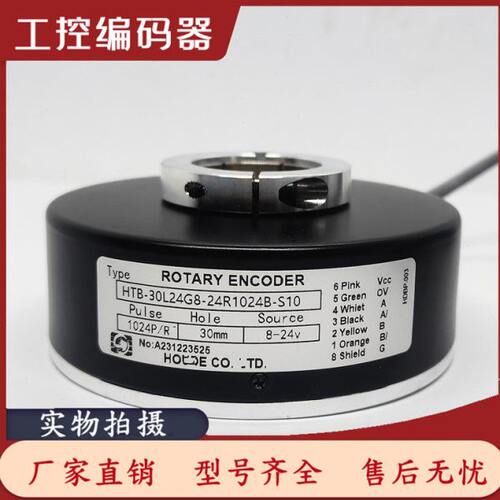 HTB-30L24G8-24R1024B-S10电梯电机主机编码器512B 600B带插头