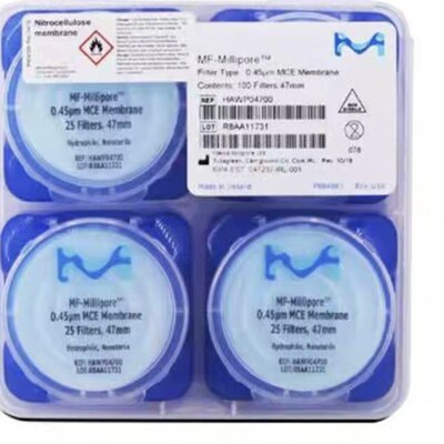 柴油氧化安定性进口MCE混合纤维滤膜47mm 0.8um密理博,AAWP04700