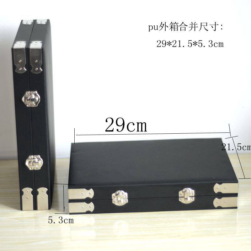 70只装3*3黑白彩宝盒钻石盒宝石盒裸石盒裸钻宝石箱戒面盒便捷包
