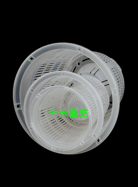 塑料控根高底网盆透明蝴蝶兰花盆石斛多肉育苗黑色透气生根定植篮