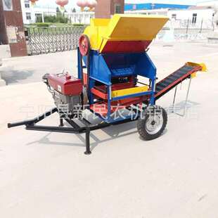 400型号花生摘果机花生打果机果子秧子分离机器花生脱秧子机器