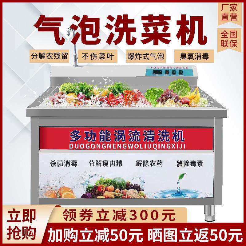 全自动洗菜机商用气泡洗菜机水果果蔬机气泡清洗机蔬菜商用洗肉机