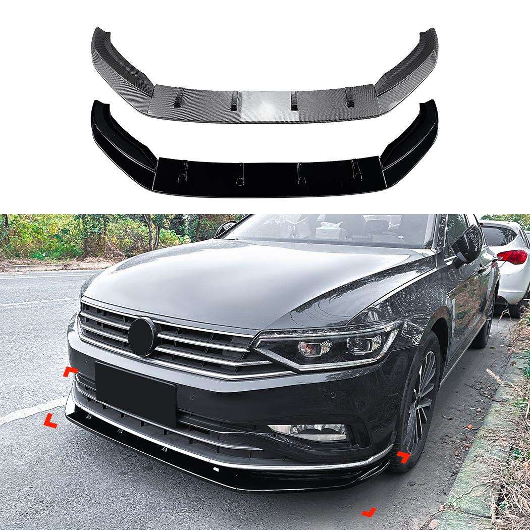 适用大众蔚揽迈腾Passat B8.5普通版2020-23前杠前铲前唇跨境改装