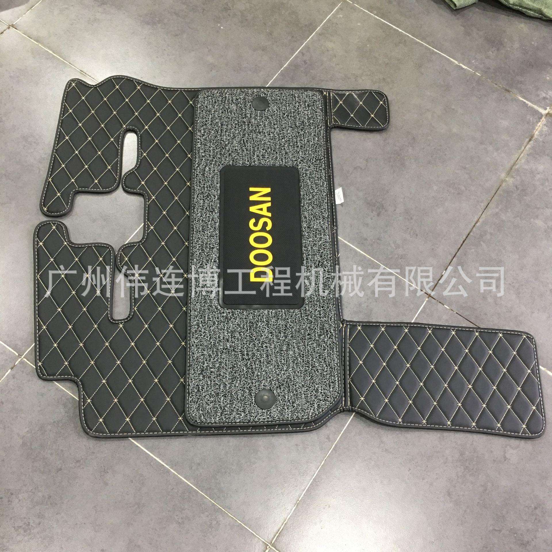 供应挖掘机斗山大宇DH60-7 DX75-9C驾驶室地板胶新款丝圈脚垫地毯