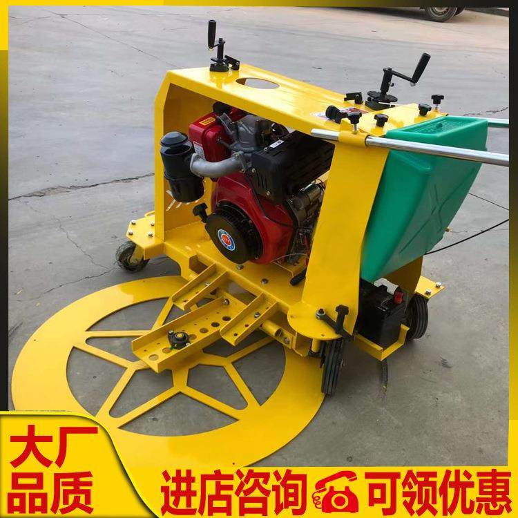 井盖切圆机 圆形马路切割机 汽油大马力井盖手扶沥青路面割缝机