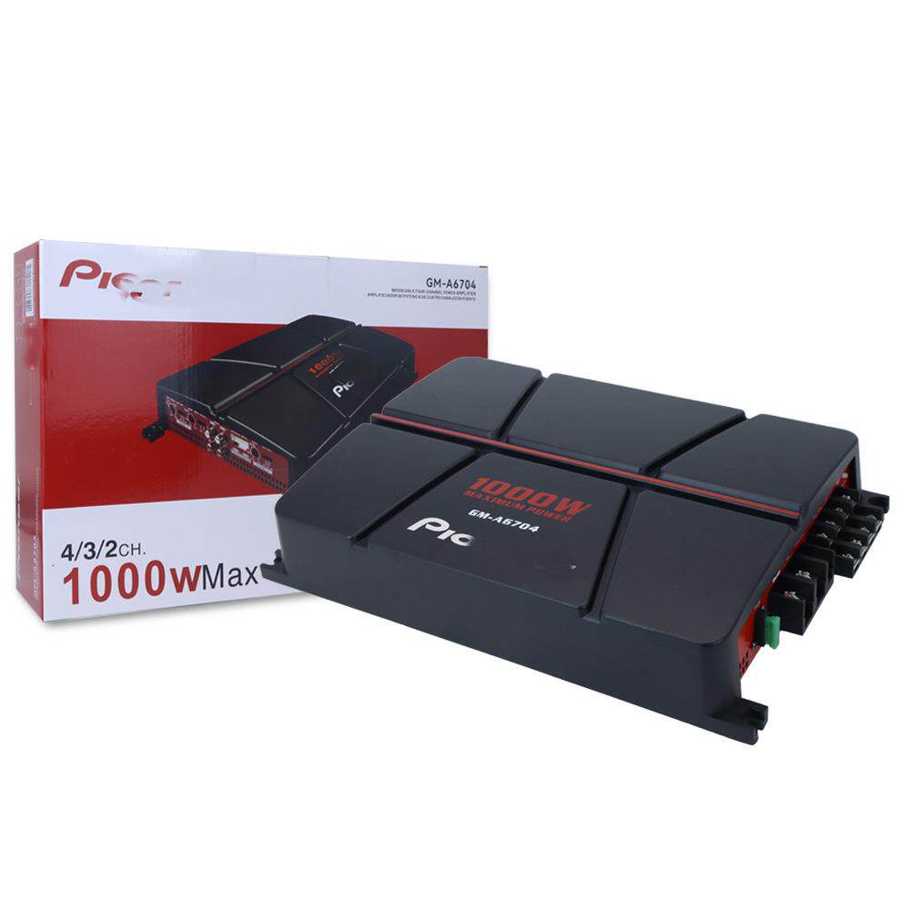 直销PionGM6704四路大功率车载12V汽车功放 汽车音响改装4路功放