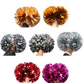 道具花彩中表花球光演金属拉小学队啦啦队比赛拉球手亮花球啦啦操