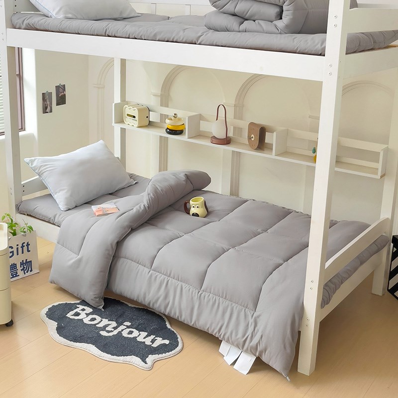 宿舍床上三件套被芯m床褥子枕芯学生单人冬被子春秋被软垫被褥整