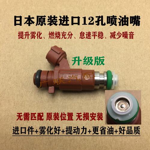 适用中华尊驰骏捷酷宝景逸4G63 4G93 江淮瑞风4GA3瑞鹰12孔喷油嘴