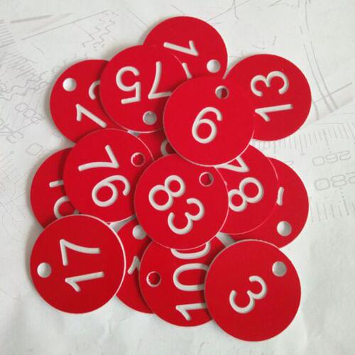 数字号码牌寄存牌洗浴编号钥匙牌桑拿线圈塑料手牌100个包邮28元