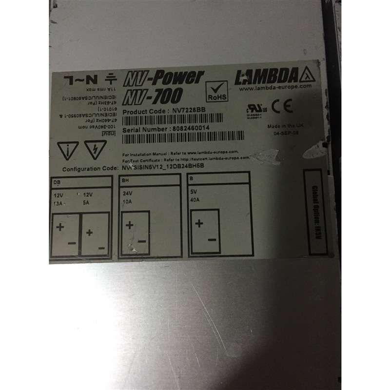 NV7228BB NV-Power NV-700 LaMbDA电源出售及维修